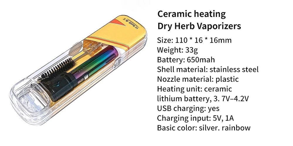 Ceramic heating Dry Herb Vaporizers